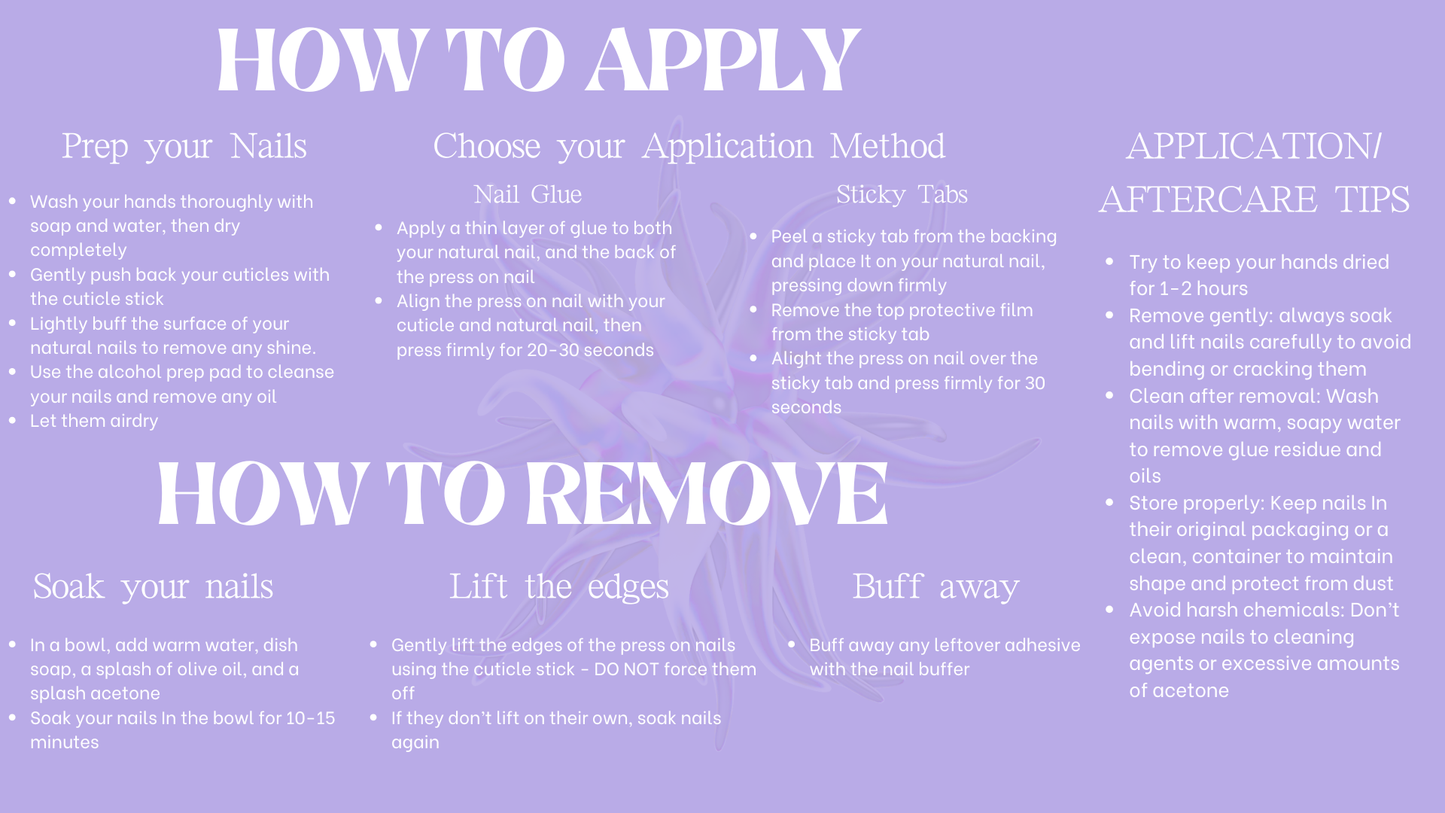 CUSTOM PRESS ON NAILS