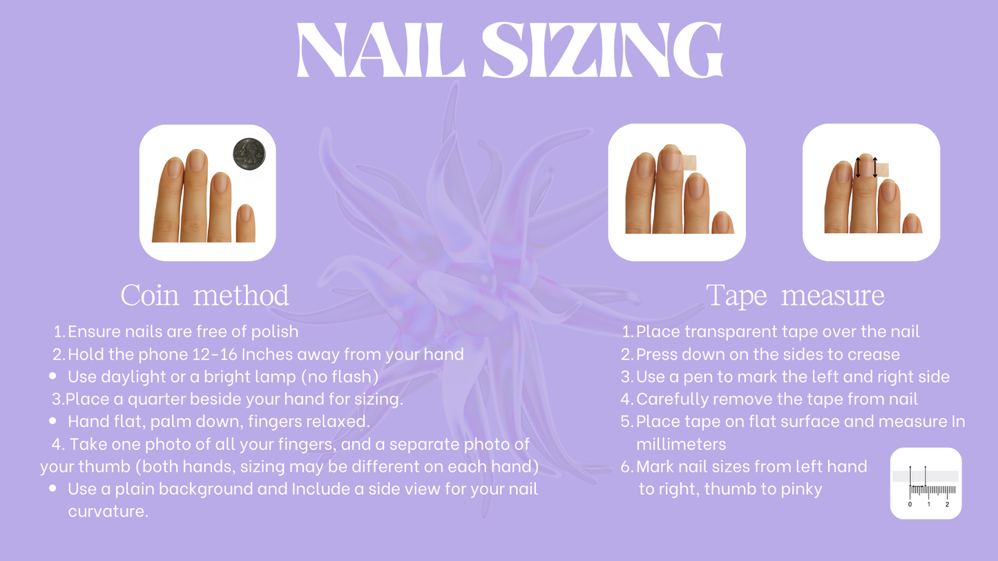 CUSTOM PRESS ON NAILS