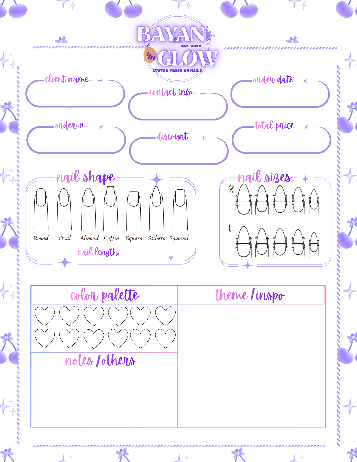 CUSTOM PRESS ON NAILS